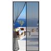 LuCkyNa Zanzariera Magnetica per Porte 75 x 260 cm Zanzariera Magnetica a Chiusura Automatica Facile da Montare Senza Forare per Porte Finestre Balcone Soggiorno - Nero A