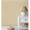 GAULAN 681832 - Carta da parati in vinile ecologico texture fibra di canapa sfondo colore naturale per pareti soggiorno cucina bagno camera da letto - Rotolo di 10 m x 0,52 m