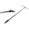 TANIASHOP Chiave a T da 1/4 Chiave a T Snodata Per Bussole Boccole con Manico Scorrevole Attacco Quadro Lunga
