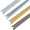 Dalsys Profilo a T, profilo di transizione 100cm x 13mm per pavimenti in alluminio anodizzato, argento