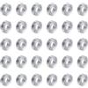 QUARKZMAN 30pz Spacer in Alluminio 5mm Foro x 10mm Od x 3mm Lunghezza Boccola di Supporto per Vite Distanziatore in Metallo Rotondo con Finitura Semplice per Viti M5, Bulloni e Aste