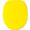 Sanilo Sedile WC, montaggio facile, copriwater con cerniere robuste Giallo