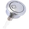 ENEWSTAR Pulsante realizzato con finitura cromata di ricambio adatto per cisterna Duravit tipo 280 Dual Flush Geberit