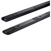 Zlovne 1 Paio,Metallo 2-Section Guide Scorrevoli,Cuscinetti a Sfera Montaggio Laterale Guide per Cassetto Mute,25kg/55lb,Include Viti,per Ripiano Porta-Tastiera (450mm(18inch))