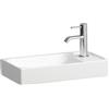 Laufen Meda lave-mains, encastrable, plage de robinetterie à droite, 460x235mm, sans trou pour robinetterie, sans trop-plein, H8151130001121, H8151130001121, Colorazione: bianco