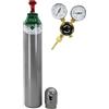 Bestschweissen.de Bombola di gas di protezione Argon con regolatore di pressione Argon - 8 l, 200 bar riempita + Mini regolatore di pressione Ar/CO2 BestSchweissen.de per saldatura TIG, MIG e MAG