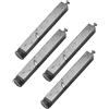 SGSKEIEY Gambe per Mobili,Gambe del Letto Regolabili, Pesante Telaio Centrale Letto Gambe di Supporto a Doghe per Divano Letto Pezzi di Ricambio per Cucina Piedini (30cm,Single Hole Fancy-4pcs)