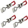 SOTECH 4 x morsetto a ginocchiera CATCH (M5, forza di tenuta 165 kg, acciaio inox SS304) connettore regolabile da tavolo