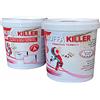 MASTERBRICO.COM Pittura Antimuffa per Interni MuffaKiller, Kit a due Componenti A+B, da 1 litro + 1 litro, Bianca