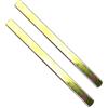 TopHomer 2 pezzi di asta per maniglia per porta, 140 mm di lunghezza, asta di ricambio per maniglia in ferro quadrato, diametro 8 mm
