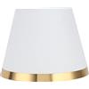 DCQRY Paralume in Tessuto Paralume Decorativo Moderno per Lampada da Parete Paralume Buon Calore Lampada da Tavolo Dissipazione Paralumi per Lampada da Tavolo E27 Lampada da Terra(PX129 bianco)