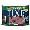 TIXE Smalto all'Acqua - Finitura Lucida e Resistente per Legno e Metallo, NERO LUCIDO 125 ML