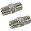 AB Tools 2pk 1/8 BSP maschio maschio tubo aria flessibile i raccordi del compressore