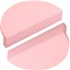 DSWZLQDXB 2 Mezza Luna Maniglia per cassetto a semicerchio Manopole lega di alluminio pomelli decorativi Multicolore Tiretti maniglie per tirare per armadietti,Camera per bambini (100mm,Pink)