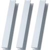 DSWZLQDXB 3 Pezzi Tiretti per dell'armadio autoadesiva maniglia per porta scorrevole in vetro Maniglione in Lega di alluminio Maniglie porta stalla frigorifero,Manopole per Cassetti (200mm,Silver)