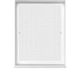 jarolift Profi Line Zanzariera per Finestra, con Telaio in Alluminio Accorciabile, 130 cm x 150 cm (Larghezza x Altezza), Colore Telaio Bianco