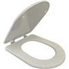 BARBETTA RICAMBI BAGNO Sedile Copriwater Alpina Dolomite legno verniciato Bianco compatibile dedicato Economico