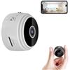 Aderpmin Secret Scope - Mini telecamera di sicurezza wireless Wifi 1080p HD, mini monitor senza fili con funzione di visione notturna, registrazione in tempo reale, telecamera di sorveglianza per esterni