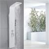Turefans colonna doccia, colonna doccia Idromassaggio, doccia soffione colonna, acciaio inossidabile, 20 * 7 * 140 cm, modelli multipli, con doccetta