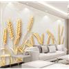 songqians Carta Da Parati 3D Fresche Spighe Dorate Di Grano Fotomurali Murale Decorazione Sfondo Custom Wallpaper -304545 300x210cm