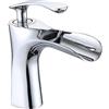 ZYCDP Miscelatore a Cascata per Lavabo Rubinetto Bagno Monocomando Rubinetto Bidet Cascata Rubinetto Bagno Lavabo Ottone, Cromo