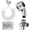 Fangssiy Accessorio Spray Per Rubinetto,Doccia Lavello con Tubo per Lavare i Capelli - Set Adattatore Doccia Multiuso per Lavanderia e Animali | Ideale per Lavaggio Capelli, Utensili e