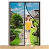 WLMLDM Porta Zanzariera Magnetica 80x280cm Tenda Anti-insetti Zanzare Chiuso Automaticamente Pieghevole Rete Installazione Facile per Soggiorno Camera da Letto Corridoio Nero