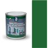 2BM Smalto Sintetico ad Alta Resistenza Verde Foglia RAL6002 a Solvente Brillante Inodore, Non Ingiallente, Adatto a Legno, Metallo e Muro, Per Interni ed Esterni | Formato 0,75 lt