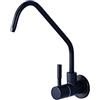 XDSMB Rubinetto Cucina Rubinetto Depuratore Acqua Rubinetto Cucina a Muro per Impianto Osmosi Inversa In Acciaio Inossidabile,nero B