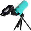 SARBLUE Maksutov-Cassegrain Telescopio adulti e bambini principianti, composto catadiottrico Sarblue MAK60 750 x 60 mm, da viaggio compatto, portatile, con treppiede da tavolo e adattatore telefono