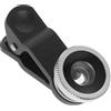 KOMBIUDA Obiettivo 3 in 1 per Smartphone e Tablet Lente Grandangolare, Macro e Fish Eye in Alluminio e Vetro