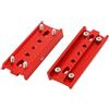 Generic Accessori per telescopio, piastra di montaggio a coda di rondine, con quattro fori per viti, 110 mm, XY240524 rosso