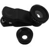 ELAYARD 1set Kit Per Smartphone Obiettivo Fisheye Grandangolare e Macro Lenti Professionali Per Fotografia Mobile Compatibile Con Tutti Modelli Di Telefono