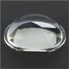 Generic Lenti in vetro ottico Lenti a condensatore rettangolari for proiettore 66x49x28mm for convesse a LED