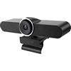 QZCX Webcam PC, Webcam for PC USB 1080p con doppio microfono e altoparlante for riunioni di streaming di computer Smart TV for conferenze, streaming live,per streaming live, videochiamate, conferenze