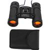 Hemobllo Binocolo Compatto 8x21 Pieghevole in Abs e Vetro, Nero, Portatile