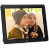CPARTS Cornice per foto digitali, display HD retroilluminato a LED ultrasottile da 12 pollici, utilizzato per riprodurre immagini e film, adatto a varie scene (Black)