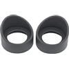 Generic Accessori per telescopi Due pezzi oculari in gomma for microscopio da 32-35 mm oculare telescopio 34 mm accessori una coppia