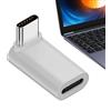 Generico Adattatore USB C da 90 gradi - USB C 4.0 ad angolo retto | Trasferimento dati veloce PD 140W Power Delivery, adattatore connettore ad alta velocità 8K 60Hz maschio femmina verticale tablet p