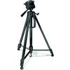 Manfrotto Primaphoto PHKP002 Kit Fotografico, Treppiede con 3 Sezioni Telescopiche, Chiusure a Leva, 160 cm, Nero/Antracite