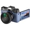 PAKJEL Videocamera Macro Lens 4K Digital Camera Flip Screen Selfie Camcorder 48MP Vlog WIFI Webcam Videoregistratore vintage 16X grandangolare Fotocamera digitale per vlogging ( Color : With Lens Fliter-03 ,