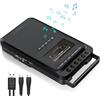 Gracioso Convertitore per lettore di cassette, da cassetta portatile a musica MP3 tramite U Disk/scheda SD o PC, registrazione su cassette/USB/scheda SD tramite microfono, lettore di cassette con jack