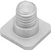 FEICHAO 1/4 Femmina a 3/8 Maschio Adattatore Vite per Portalampada Hot Shoe Conversione Vite (Argento)