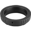 MUNEFE Adattatore filtro per anelli step up, adattatore per montaggio filtro M48, adattatore per anelli per obiettivo telescopio per fotografia reflex oculare telescopio (Canon M48-EOS)