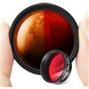 Astromania 3,2 cm color/planetario filtro - # 23 A rosso