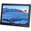 YPAPBHT Ampio schermo IPS da 15,4 pollici, cornice fotografica digitale ad alta definizione 1080P, album fotografico elettronico touch-screen(Black)