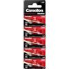 Camelion Alkaline Batterie A Bottone, Ag0 / G0 / Lr521 / Sv-Ac / Re379 / V379 / Sr521Sw / 280-59/379, 1.5V - 10 Pieces