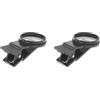 NeaxgeandX Set di 2 filtri per lenti portatili da 37 mm, per fotocamera cellulare, filtro CPL in vetro ottico