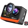mxdigit Action camera 4 K 60 FPS 16MP Ad Alta Definizione 2.0 Dual Screen WiFi 30 M Impermeabile Telecomando Casco Accessori Kit