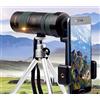 Generic Monoculare mobile s, 8-24x30 Zoom infinito HD con alta s, con supporto per telefono cellulare e adattatore mobile e treppiede, impermeabile e antiurto, per campeggio/paesaggio della fauna selvatic